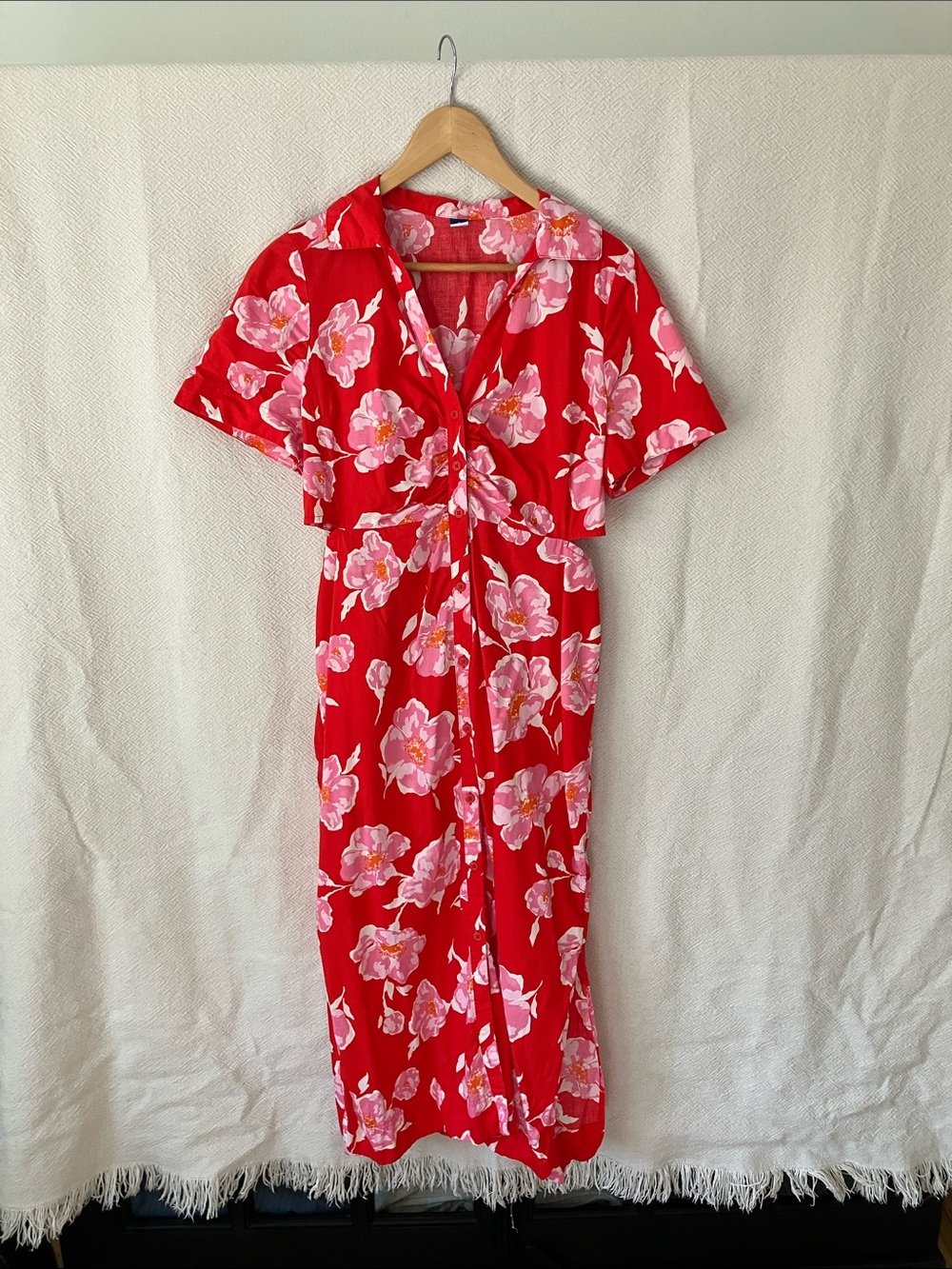 Old Navy Tropical Floral Cotton Dress